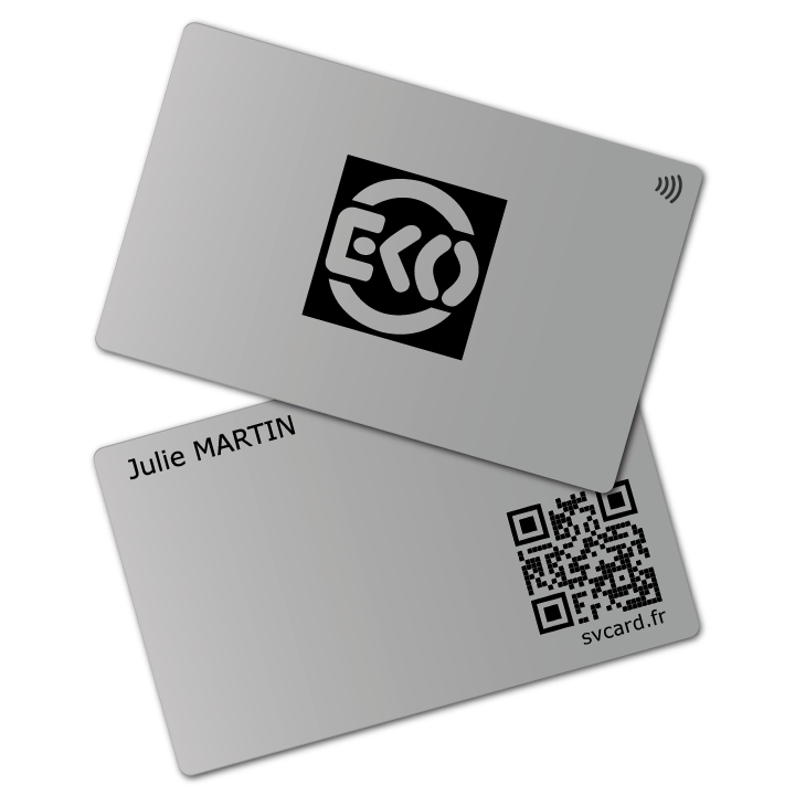 SVCard NFC Métal Silver – vue 2