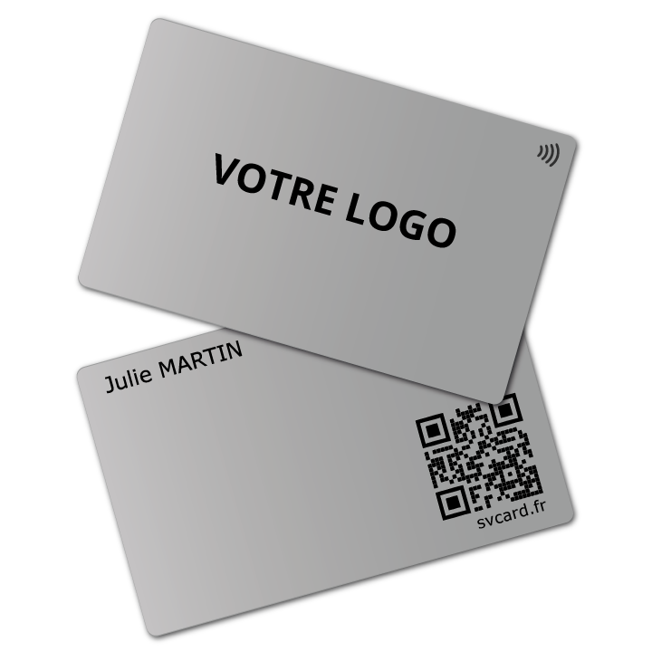 SVCard NFC Métal Silver – vue 4