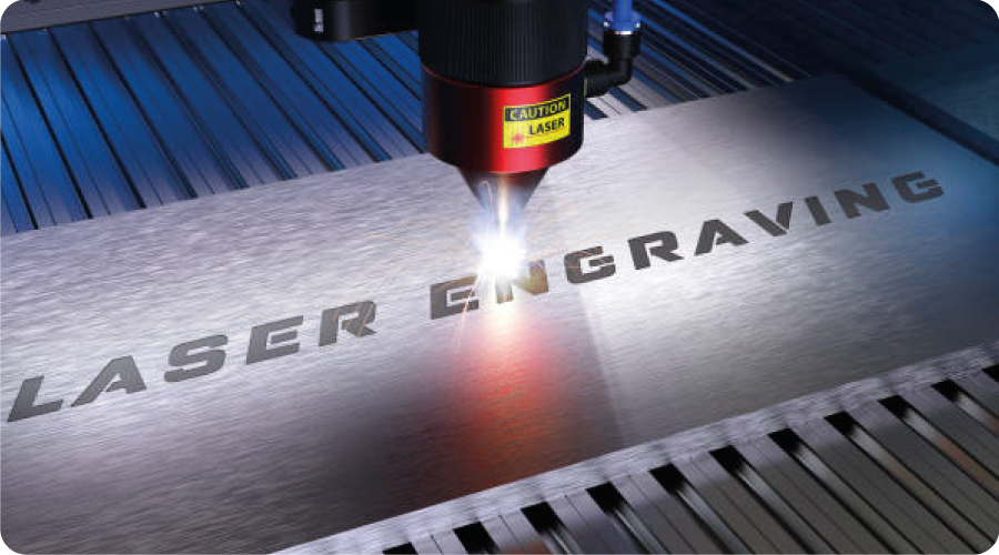 Svcard gravure laser métal