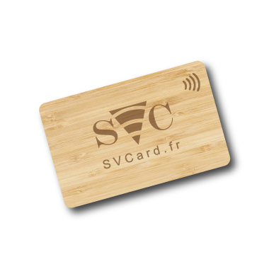 SVCard in Wood