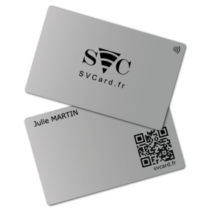 SVCard NFC Metal silver