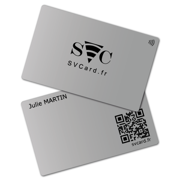 SVCard NFC Metal silver