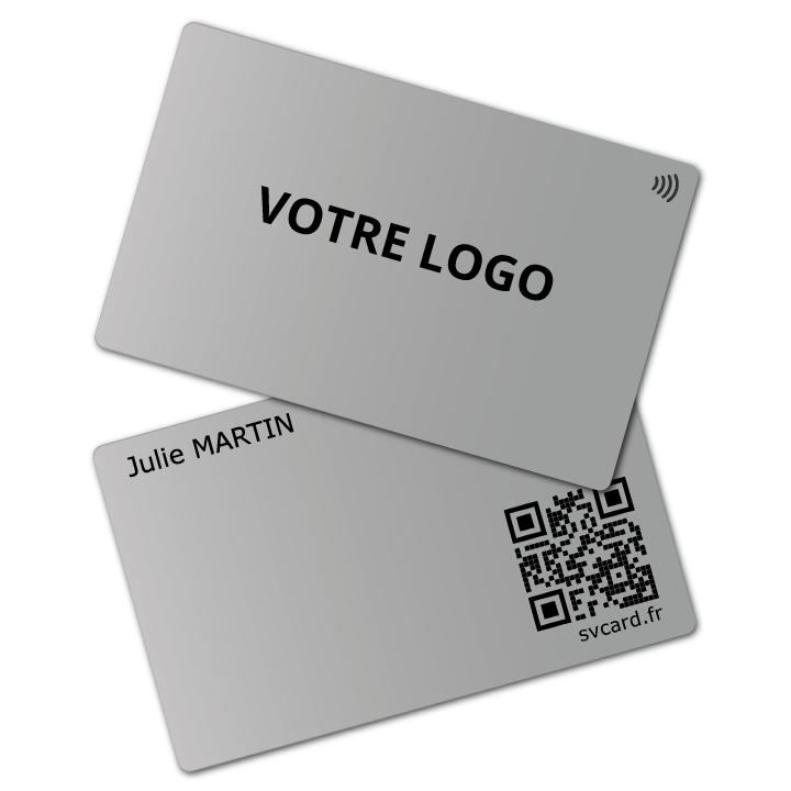 SVCard NFC Métal silver